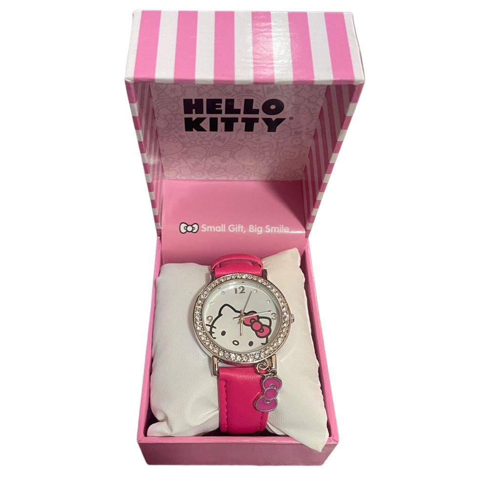 Hello Kitty Pink and White Charm Watch